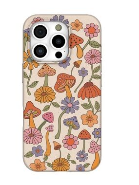 Seashell Shrooms and Blooms iPhone 14 or 15 Case